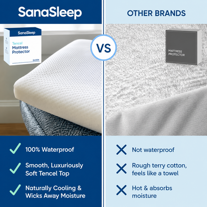 Say Goodbye To Spills And Stains With The Sanasleep Mattress Protector